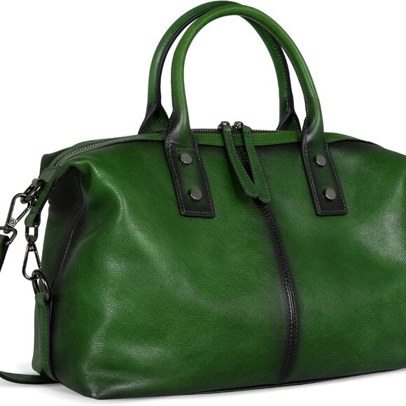 Other - Genuine Leather Satchel Tote Bag Top Handle Handbag Designer Shoulder Bag Large